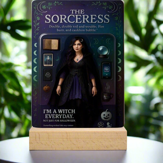 The Sorceress Acrylic Photo Panel Witch Home Decor