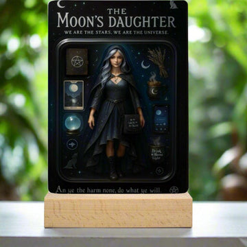 The Moon's Daughter Acrylic Photo Panel Witch Home Decor-MoonChildWorld