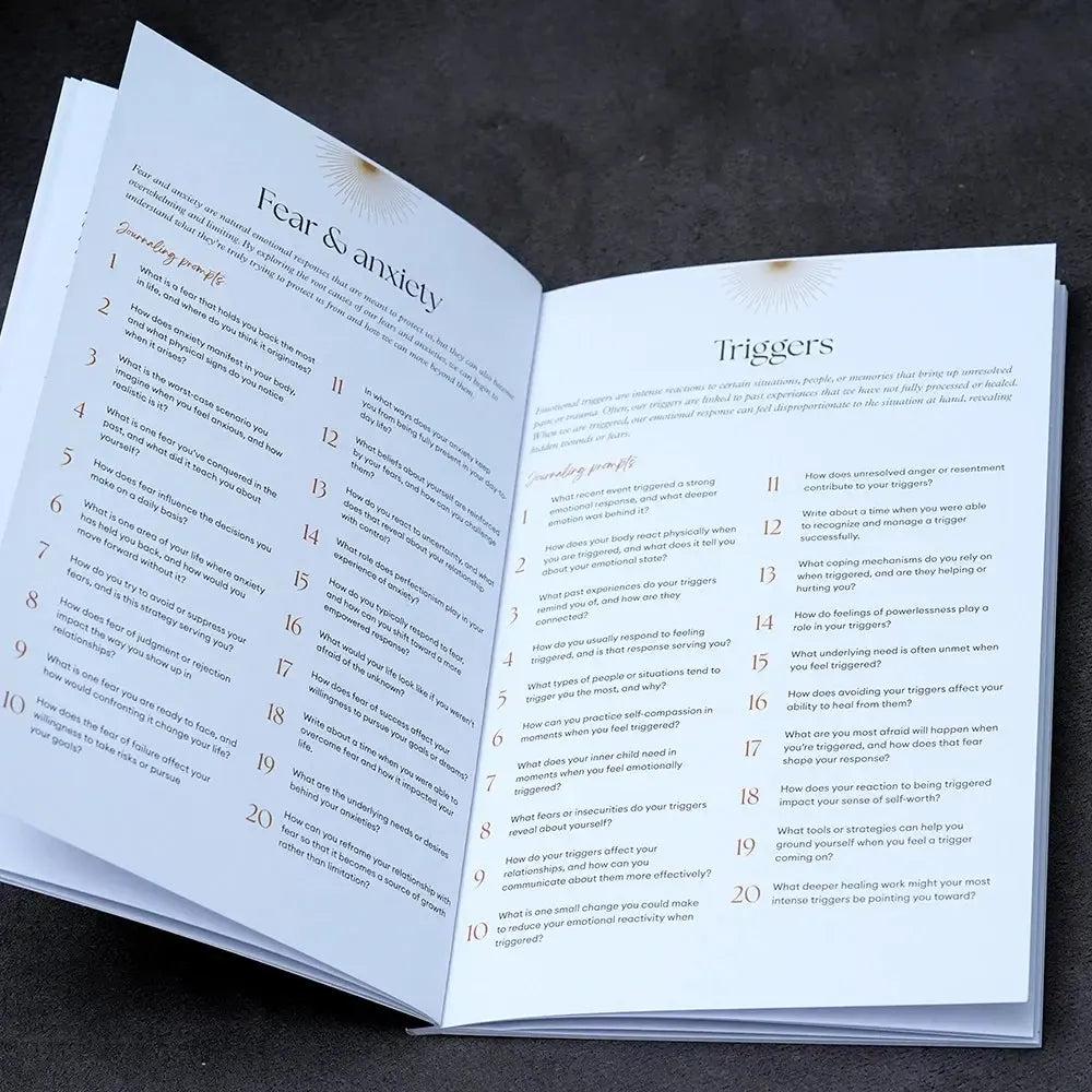 34 Shadow Work Prompts Inner Child Healing - Therapy Spiritual Shadow Work Journal Basics 40 Pages-MoonChildWorld