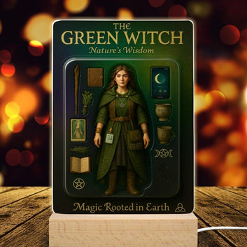 The Green Witch Acrylic Photo Panel Witch Home Decor