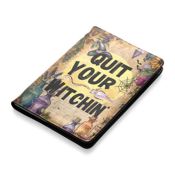 Witch Halloween Gothic Leather Notebook A5