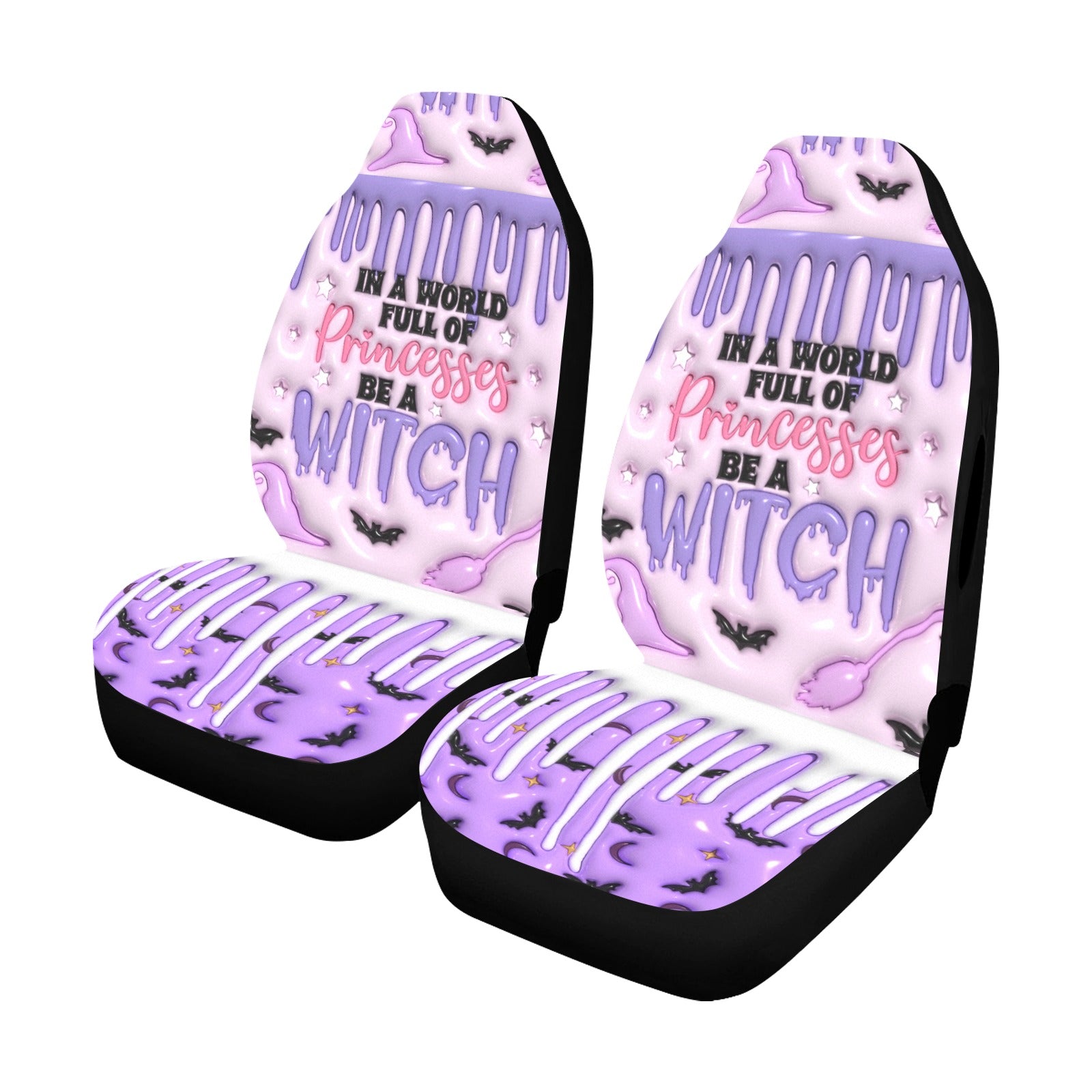 Be a Witch Halloween Car Seat Covers-MoonChildWorld