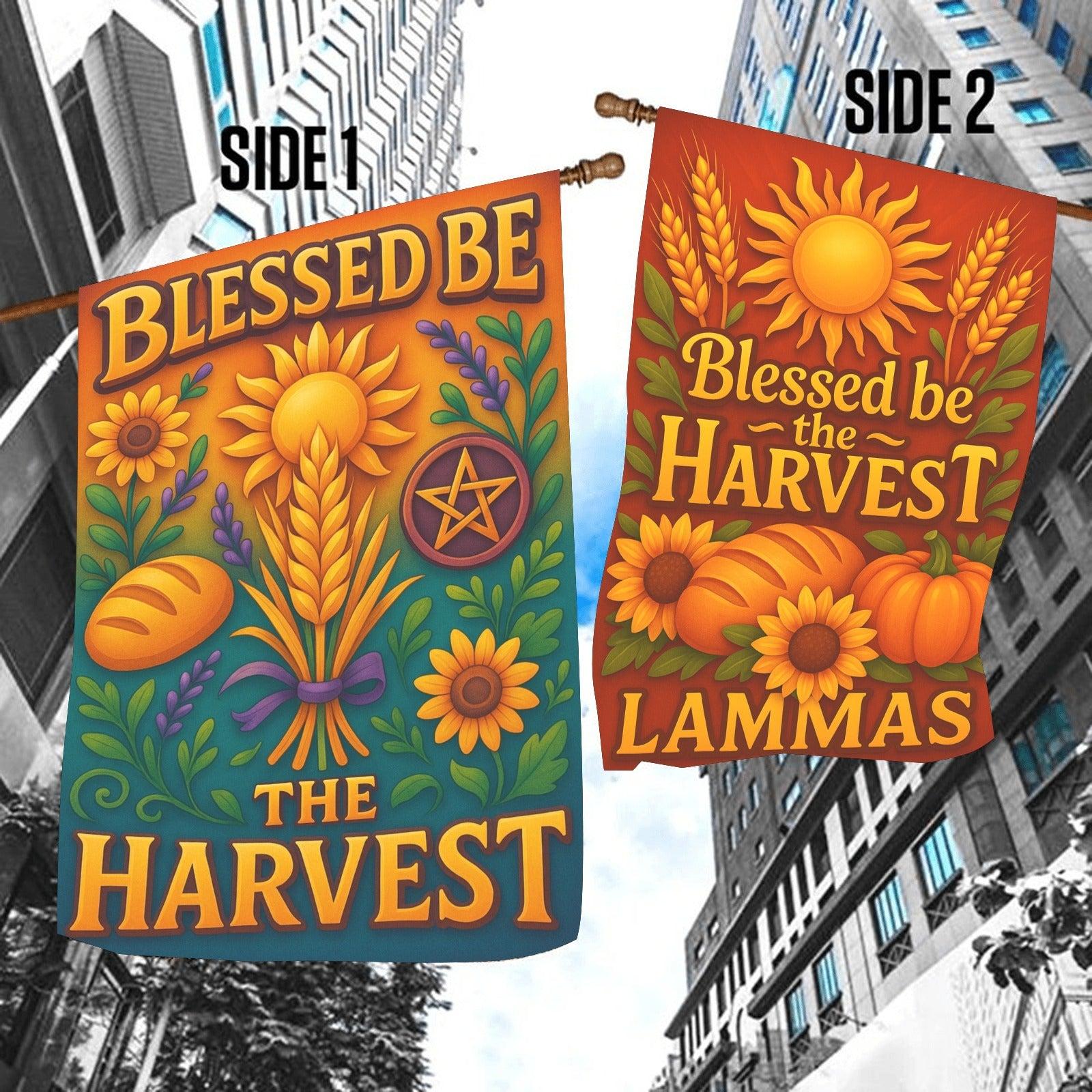 Wiccan Sabbat Garden Flag and House Flag for Pagan Lammas Harvest Festival Decor-MoonChildWorld