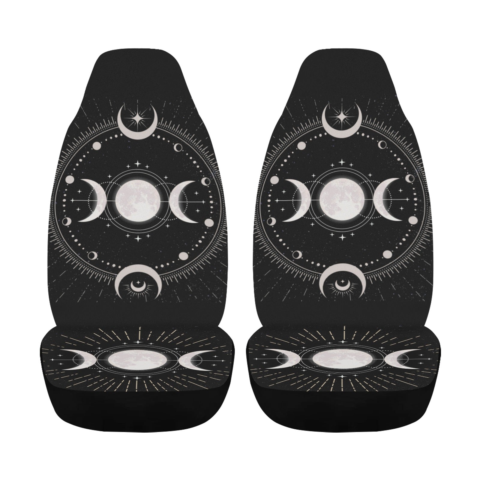 Triple moon Wicca Car Seat Cover-MoonChildWorld