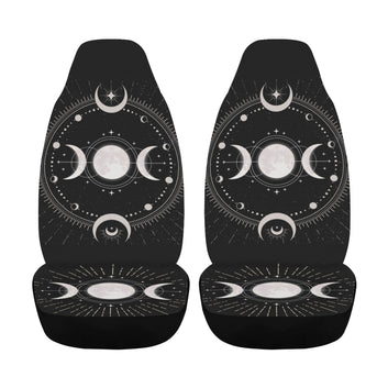 Triple moon Wicca Car Seat Cover