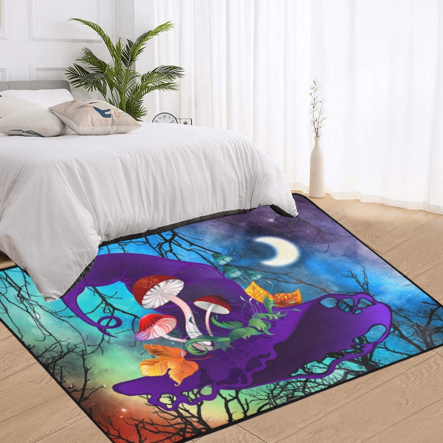 Magic hat Area rug Witch rug-MoonChildWorld