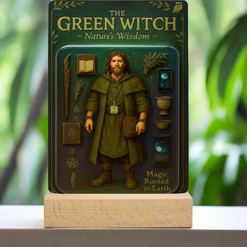 Male Witch Acrylic Photo Panel Witch Home Decor-MoonChildWorld