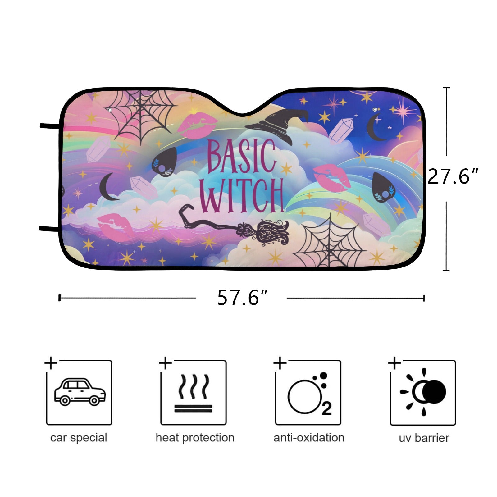 Basic witch Car Sun Shade-MoonChildWorld