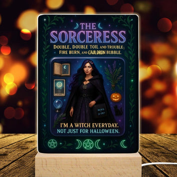 The Sorceress Acrylic Photo Panel Witch Home Decor