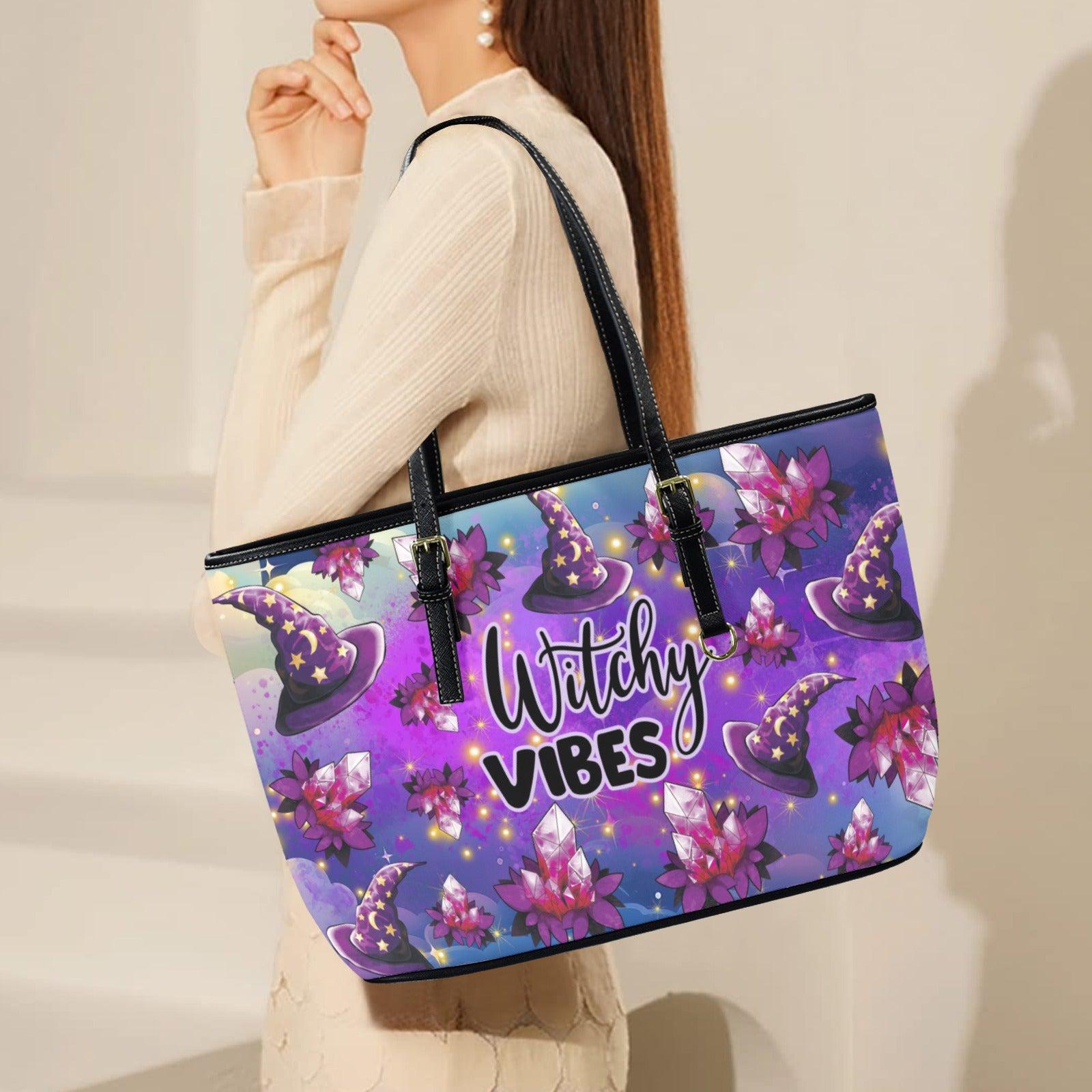 Witchy Vibes Tote Bag-MoonChildWorld