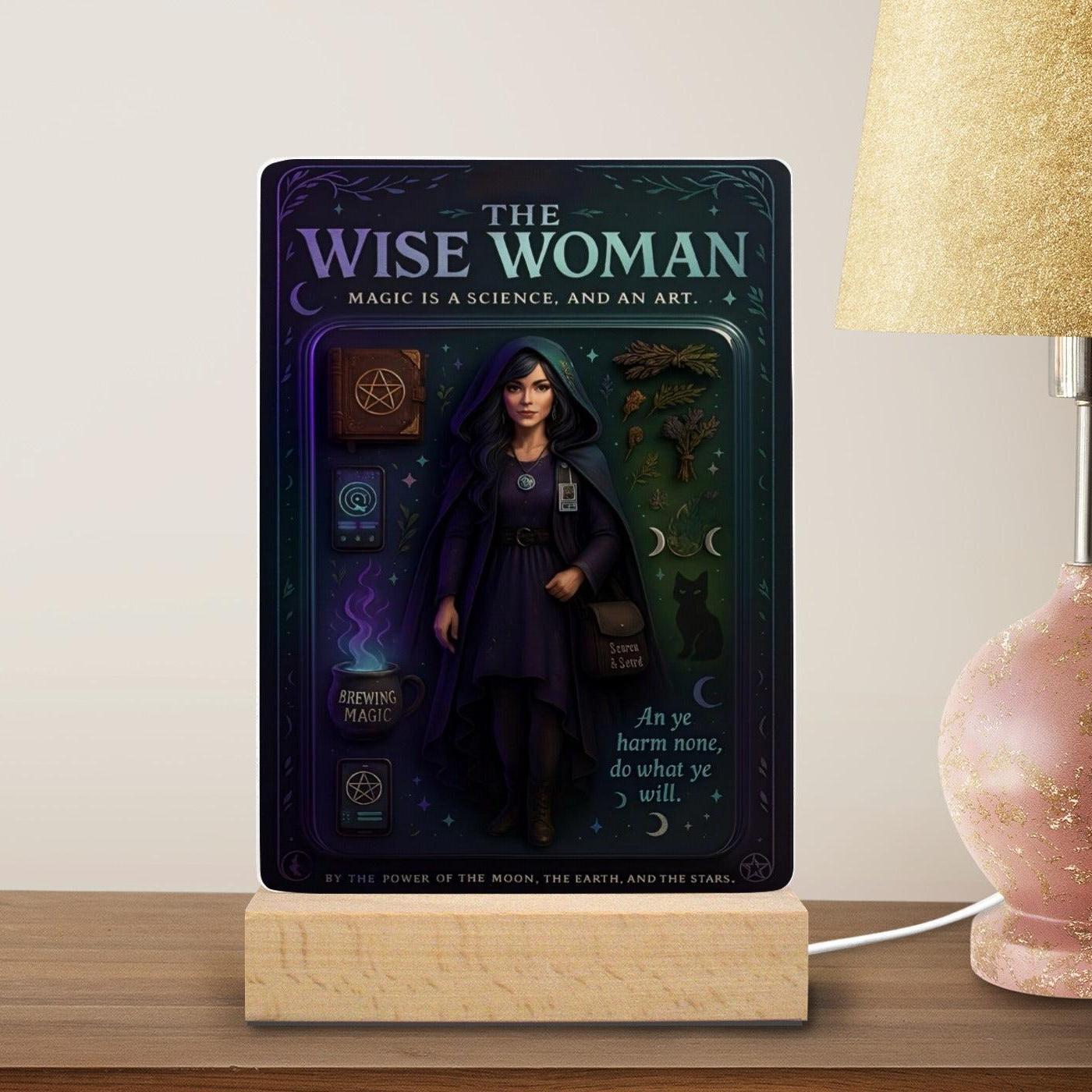 Witchy woman Acrylic Photo Panel Witch Home Decor-MoonChildWorld