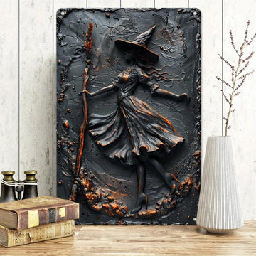 Dark Witch Wall Art Witchy Metal Sign Pagan Home Decor-MoonChildWorld