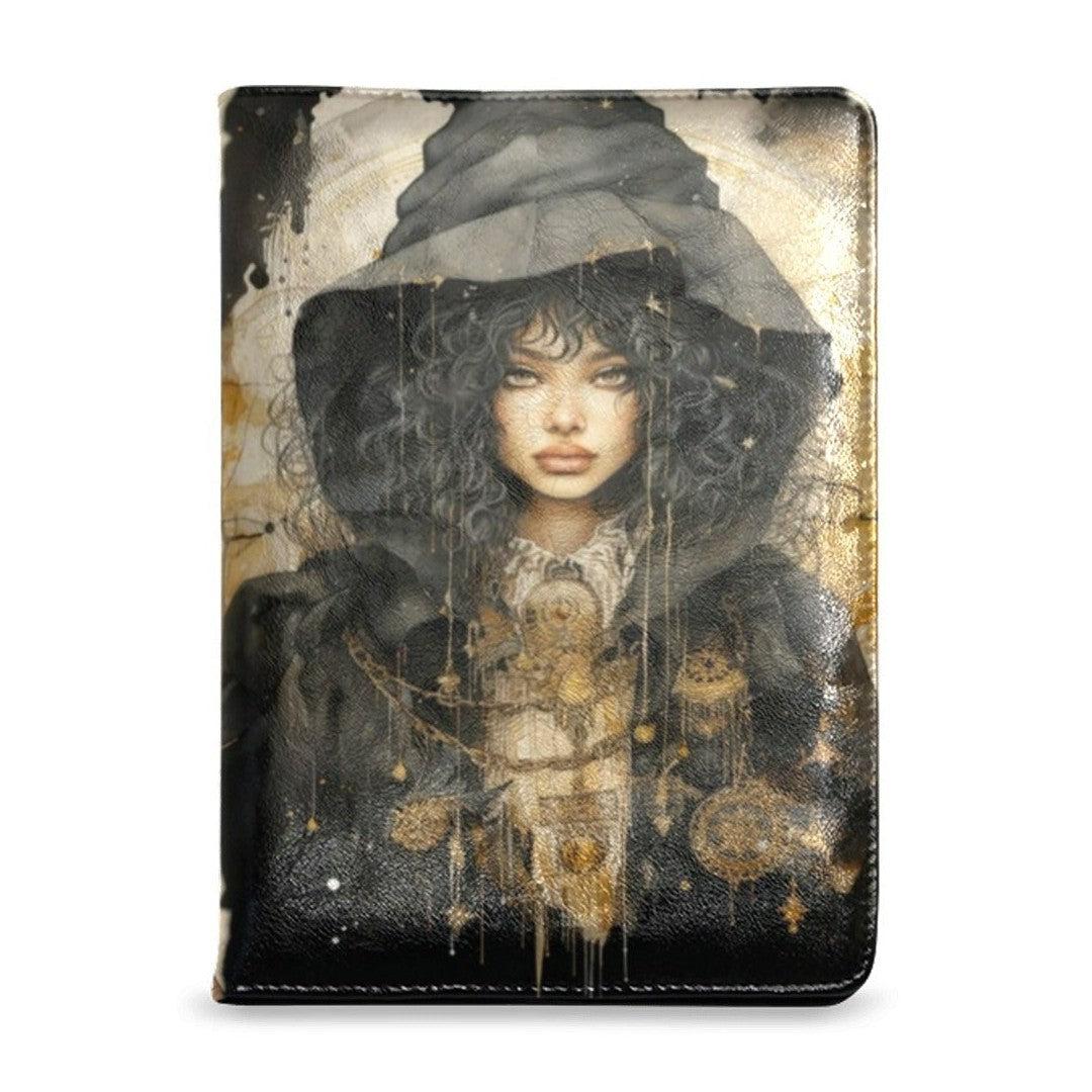 Vintage Punk Witch Leather Notebook A5-MoonChildWorld