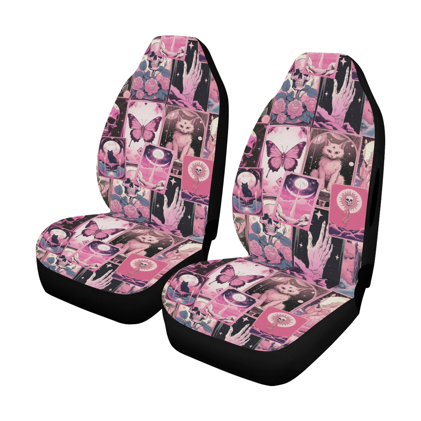 Tarot Card Witch Magic Car Seat Cover-MoonChildWorld