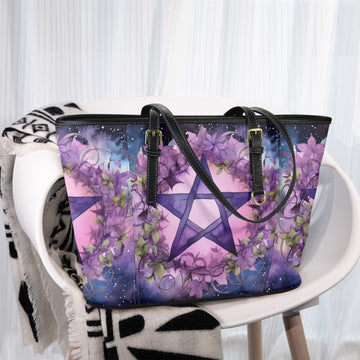 Pentacle Pagan Tote Bag-MoonChildWorld