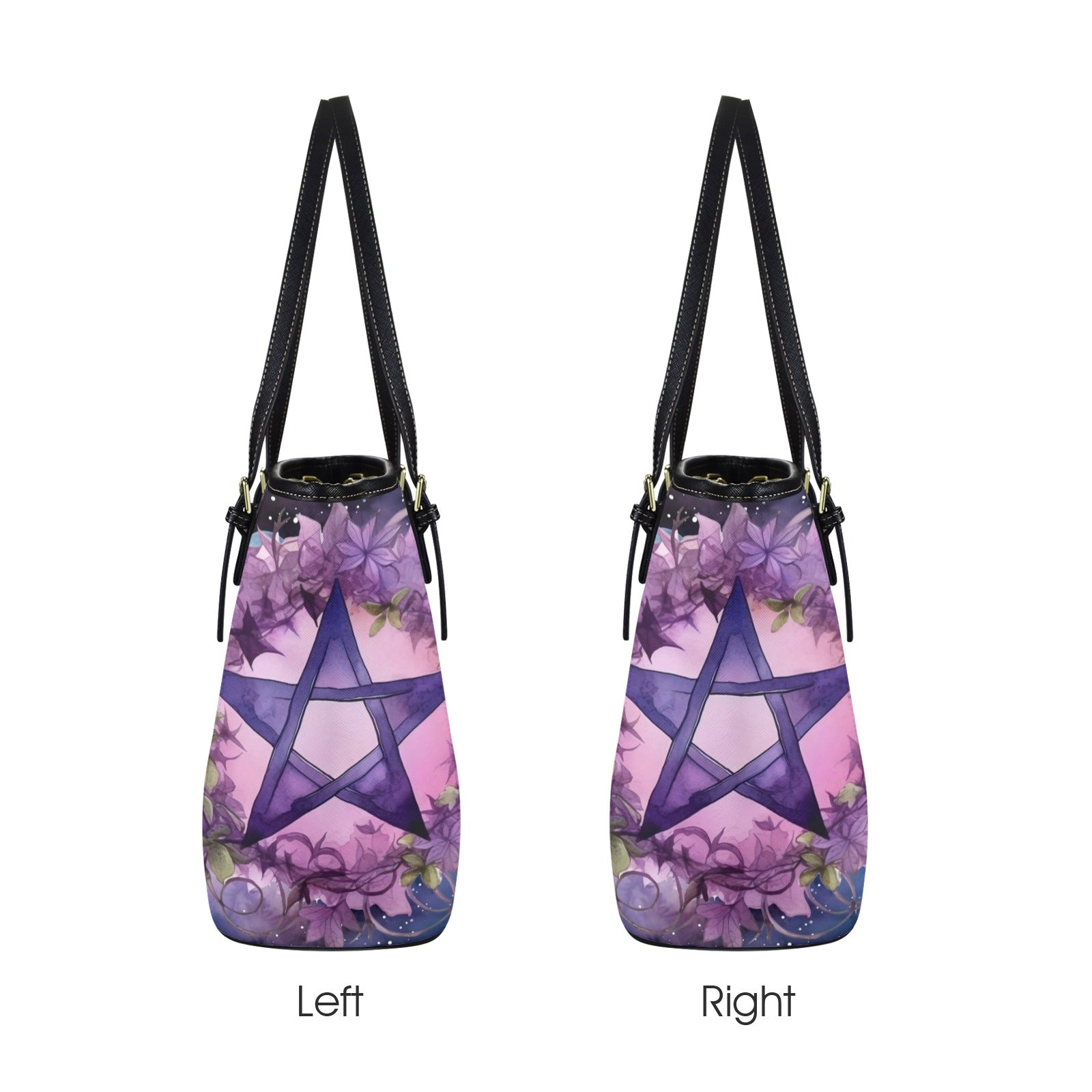 Pentacle Pagan Tote Bag-MoonChildWorld