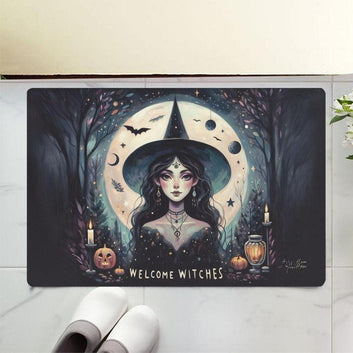 Welcome Witches Doormat - Halloween Witchy Doormat for Spooky Season