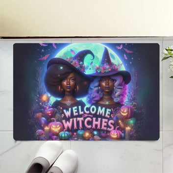 Welcome Witches Doormat - Halloween Witchy Doormat for Spooky Season