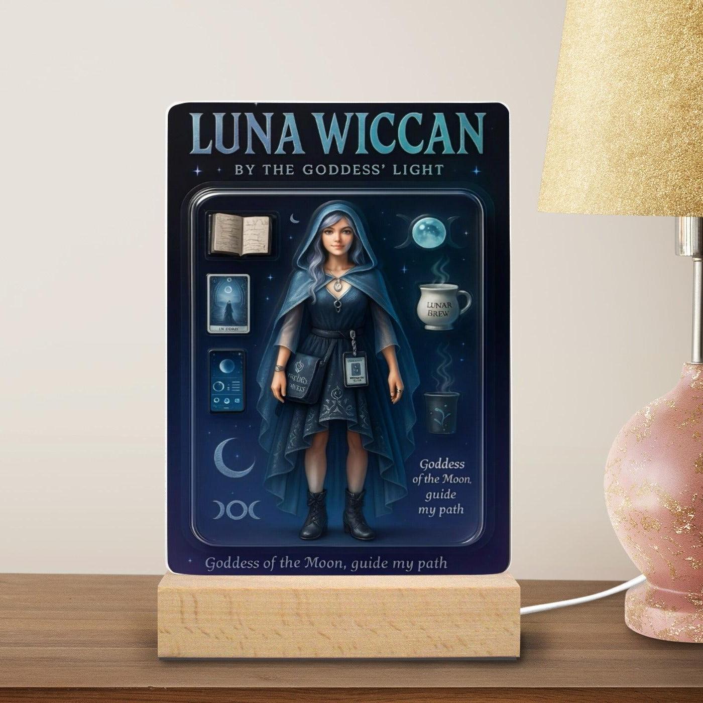 Luna Wiccan Acrylic Photo Panel Witch Home Decor-MoonChildWorld
