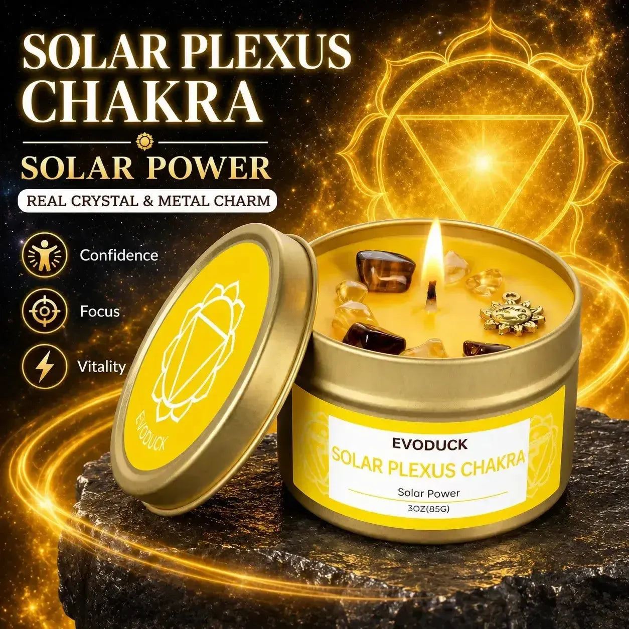 7 Chakra Candles Set Eco-Friendly Soy Wax for Meditation Rituals-MoonChildWorld