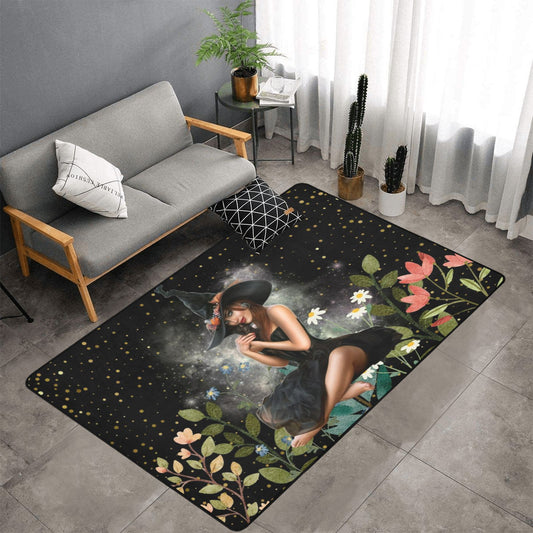 Dark witch area rug Witchy rug