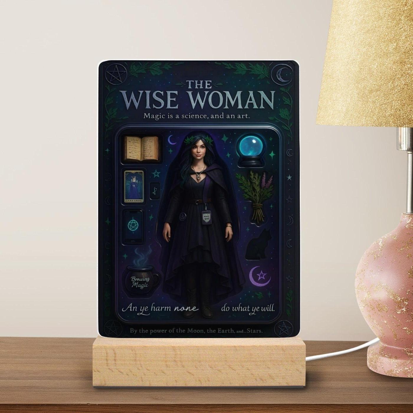 Witchy woman Acrylic Photo Panel Witch Home Decor-MoonChildWorld