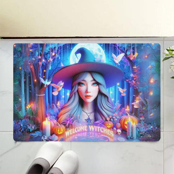 Welcome Witches Doormat - Halloween Witchy Doormat for Spooky Season