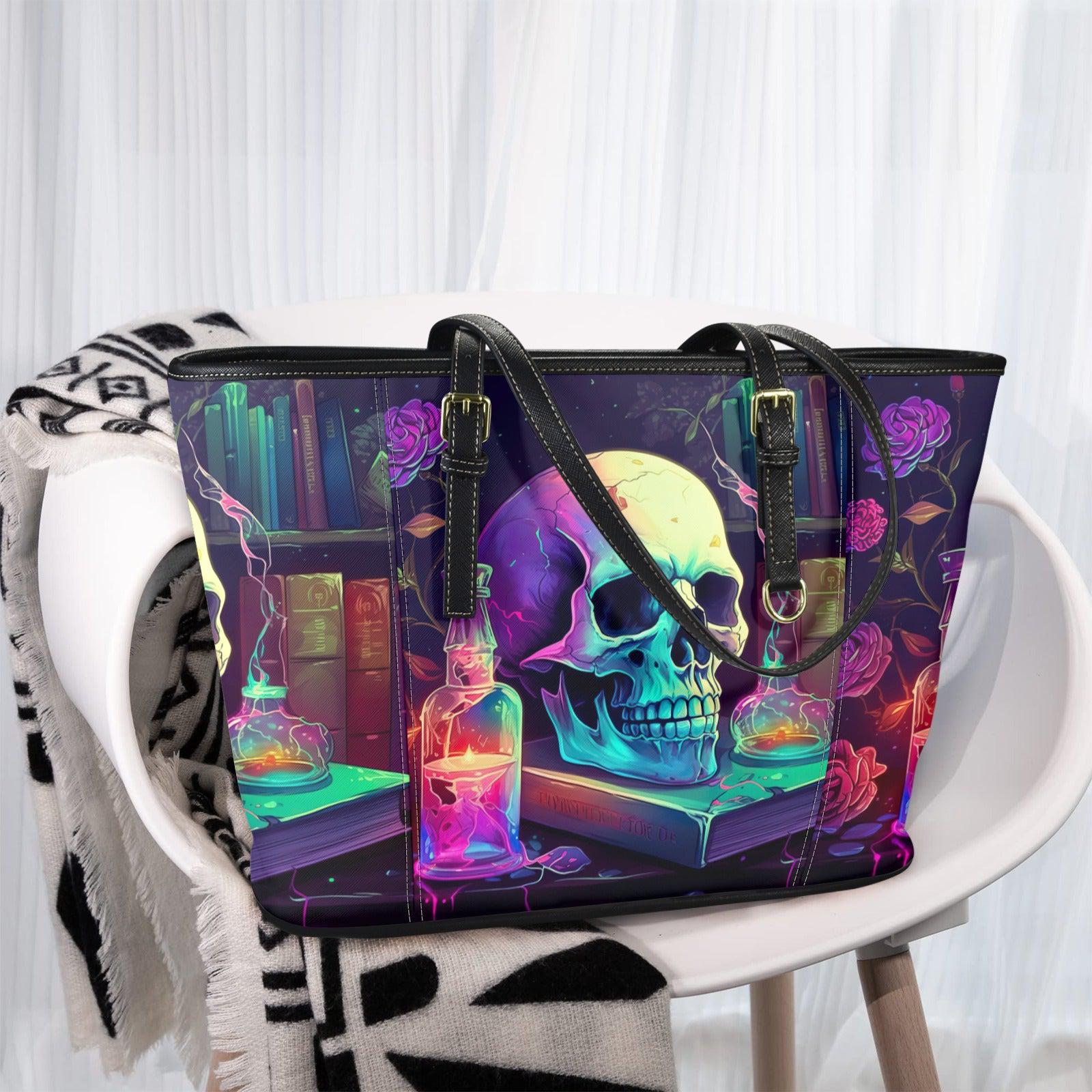 Magical Witchy Potions Gothic Tote Bag-MoonChildWorld