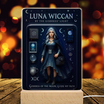 Luna Wiccan Acrylic Photo Panel Witch Home Decor