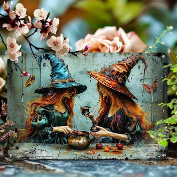 Enchanted Witches Decorative Sign Mystic Witch Wall Art