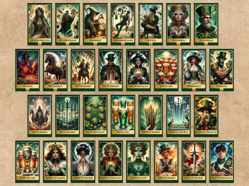 78 Saint Patrick's Day Tarot Cards Digital File