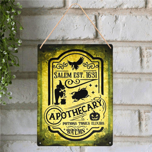 Salem Witch metal sign Halloween sign-MoonChildWorld