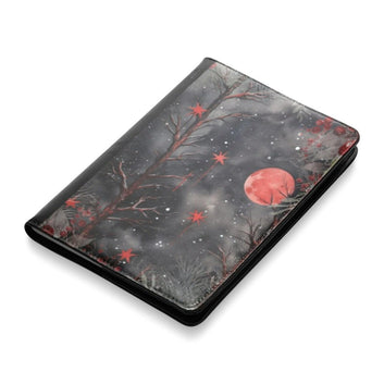 Dark Witch Gothic Christmas Leather Notebook A5