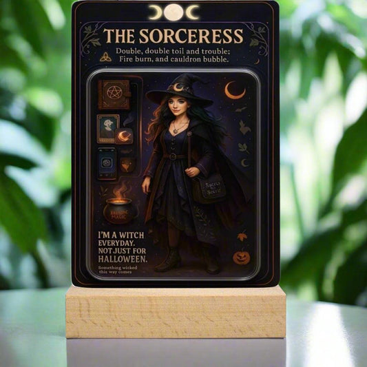 The Sorceress Acrylic Photo Panel Witch Home Decor