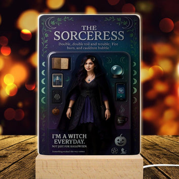 The Sorceress Acrylic Photo Panel Witch Home Decor
