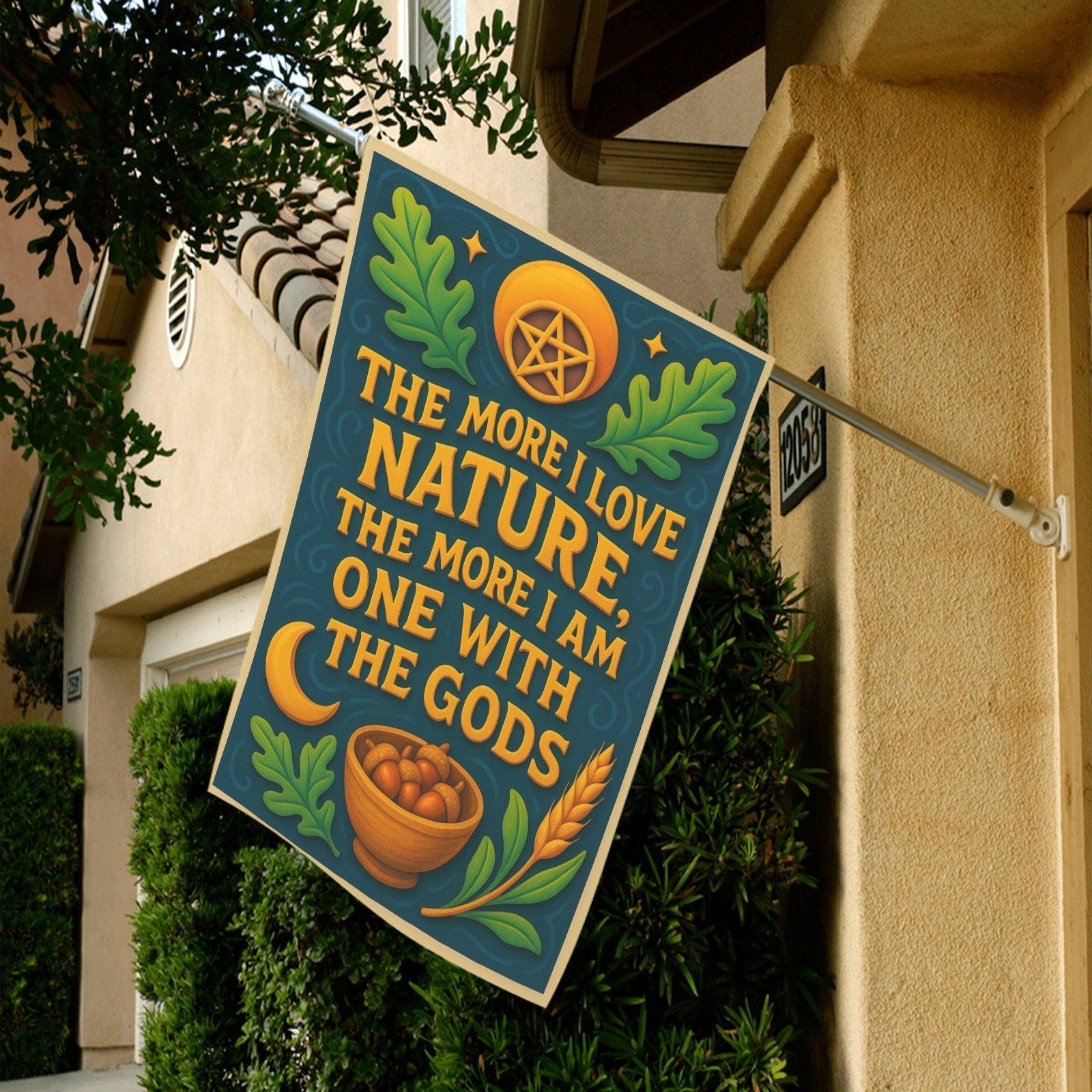 Wicca Goddess Garden Flag & Pagan House Flag - Magical Yard Decor-MoonChildWorld