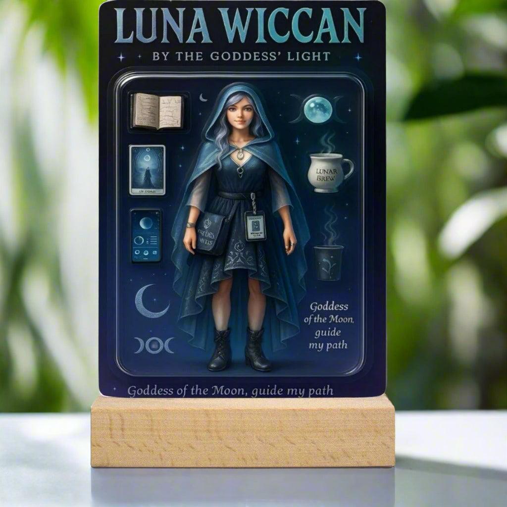 Luna Wiccan Acrylic Photo Panel Witch Home Decor-MoonChildWorld