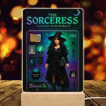 The Sorceress Acrylic Photo Panel Witch Home Decor