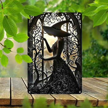 Dark Witch Wall Art Witchy Metal Sign Halloween Home Decor