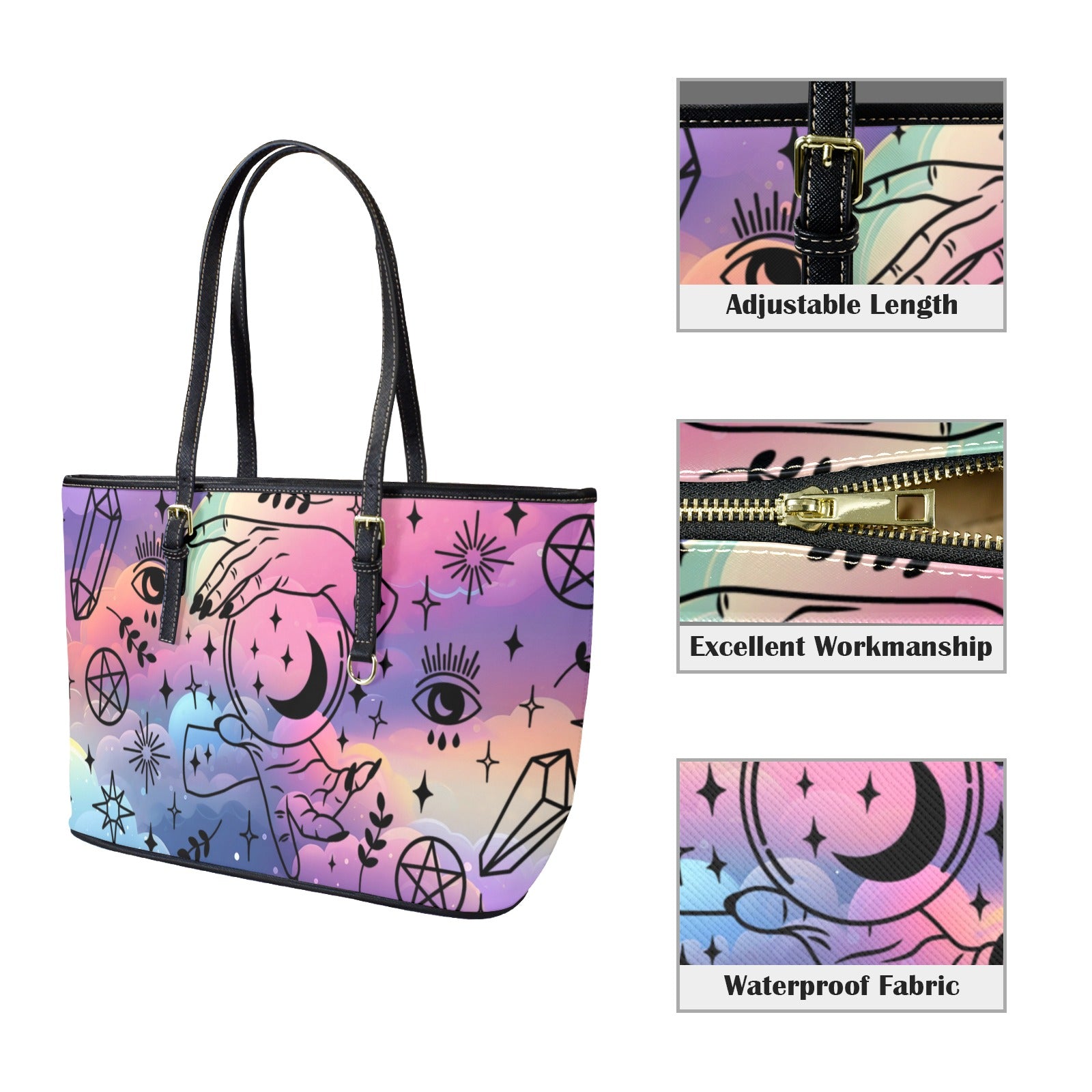 Magic things Witchy Tote Bag-MoonChildWorld