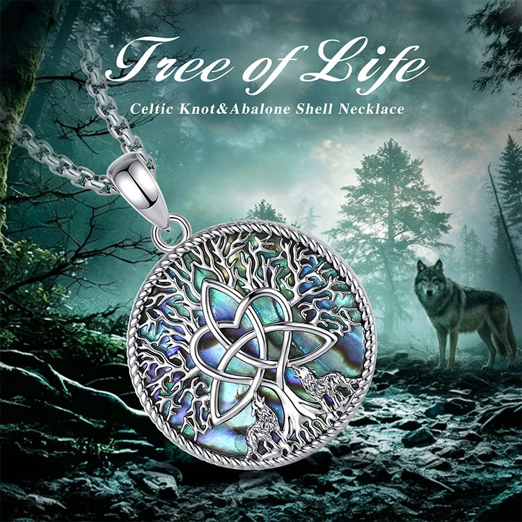 Viking tree of life necklace pendant only and chain options – witch Pagan Celtic spiritual gift jewellery