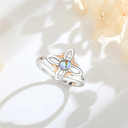 925 Sterling Silver Witchcraft Celtic Knot Witch Ring Wicca Pagan Jewelry Protection Amulet-MoonChildWorld