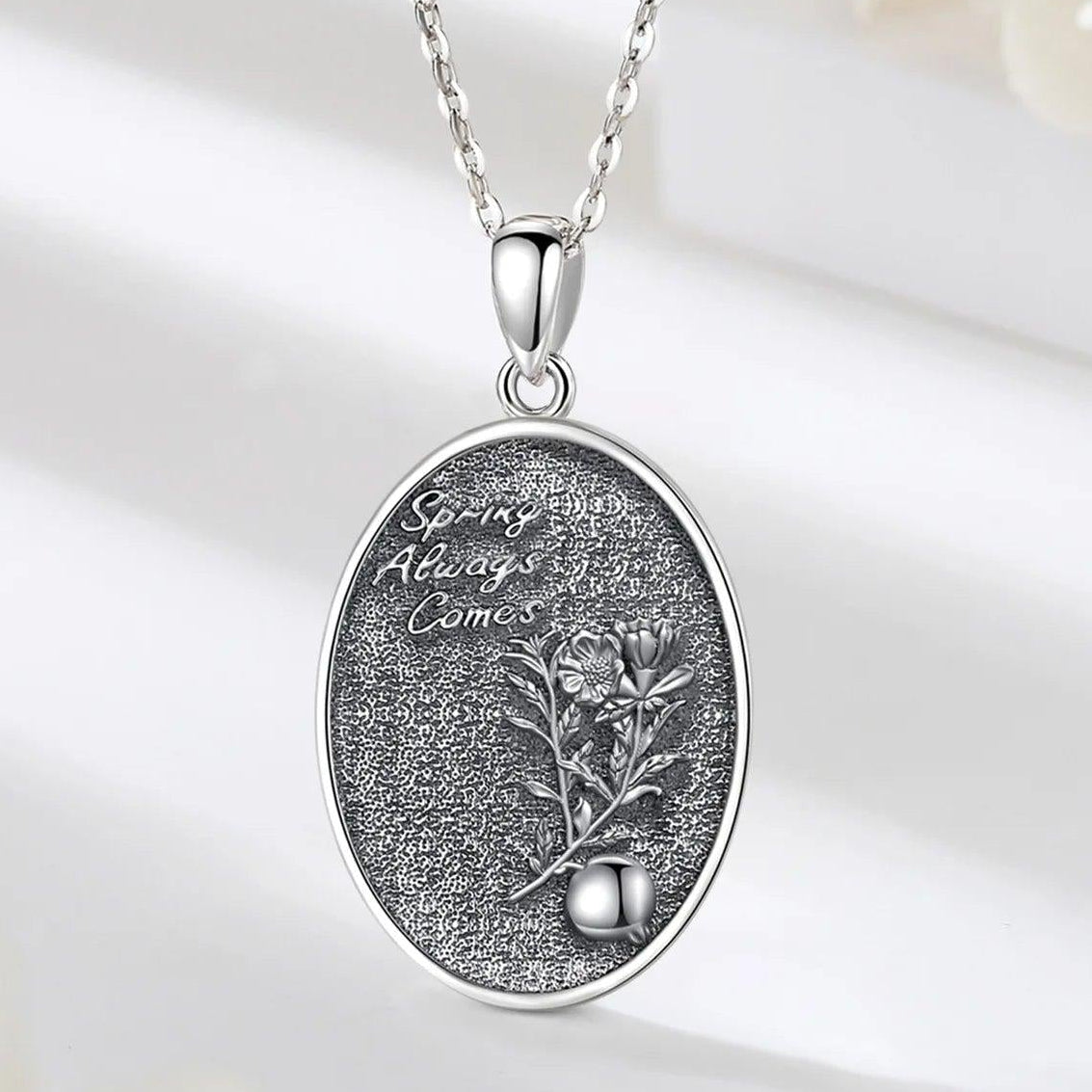 925 Sterling Silver Dark Goddess Persephone Necklace Pomegranate Skull Pendant Greek Mythology Wiccan Jewelry-MoonChildWorld