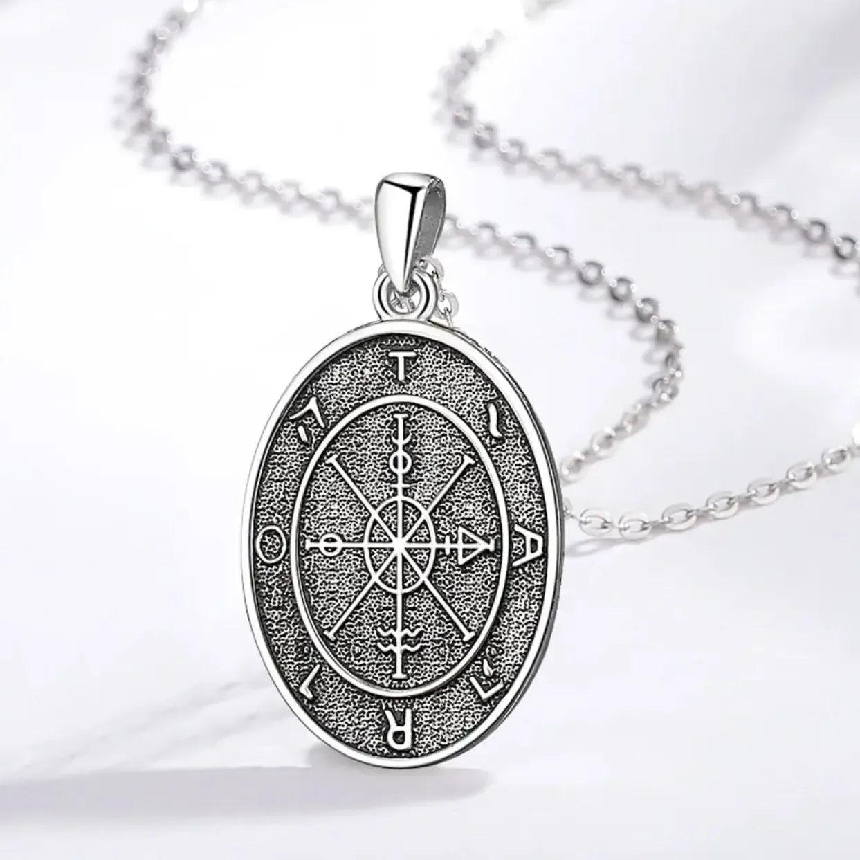 925 Sterling Silver Goddess of Fortune Necklace Greek Lucky Goddess Pendant Amulet Spiritual Pagan Jewelry-MoonChildWorld