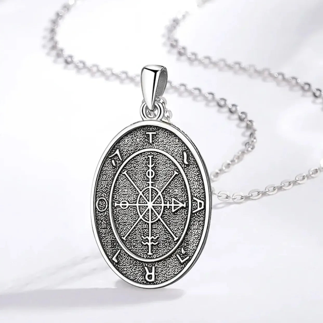 925 Sterling Silver Goddess of Fortune Necklace Greek Lucky Goddess Pendant Amulet Spiritual Pagan Jewelry-MoonChildWorld