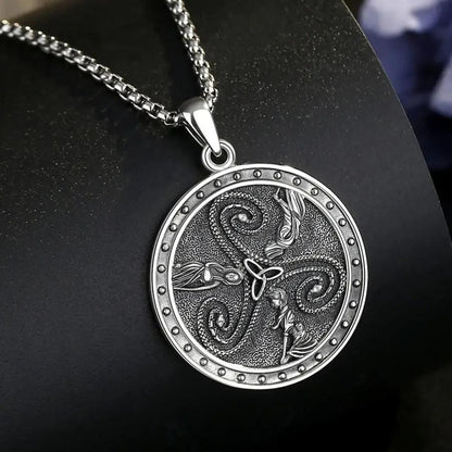 925 Sterling Silver Hecate Triple Goddess Necklace Celtic Knot Triquetra Pendant Wicca Pagan Jewelry-MoonChildWorld