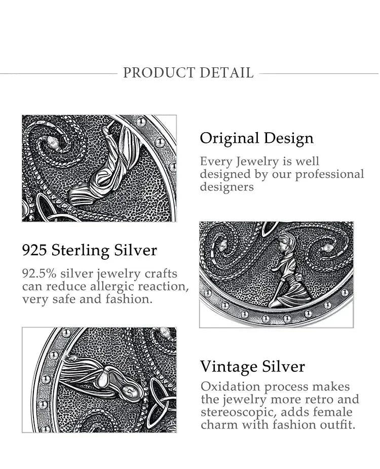 925 Sterling Silver Hecate Triple Goddess Necklace Celtic Knot Triquetra Pendant Wicca Pagan Jewelry-MoonChildWorld