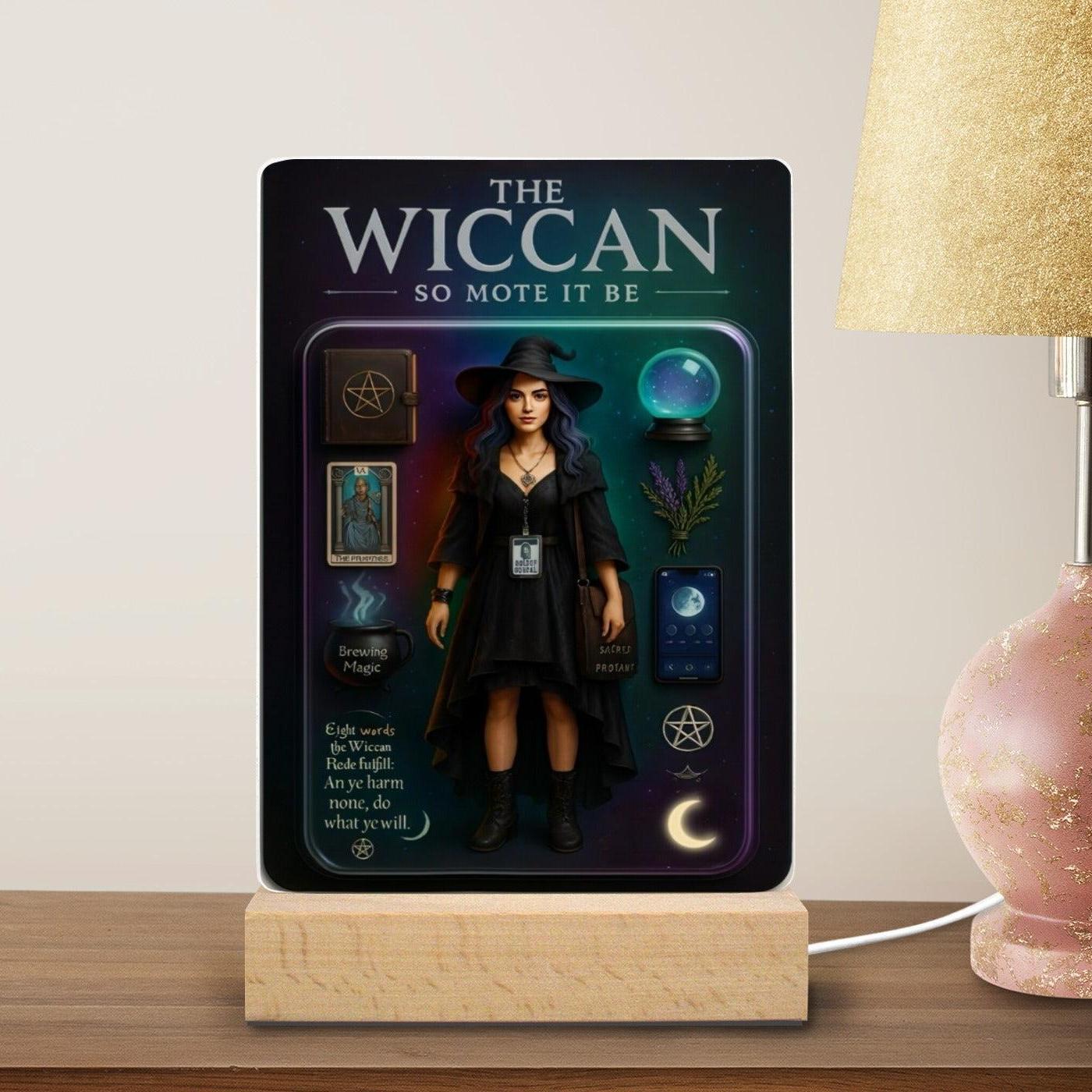 The Wiccan Acrylic Photo Panel Witch Home Decor-MoonChildWorld