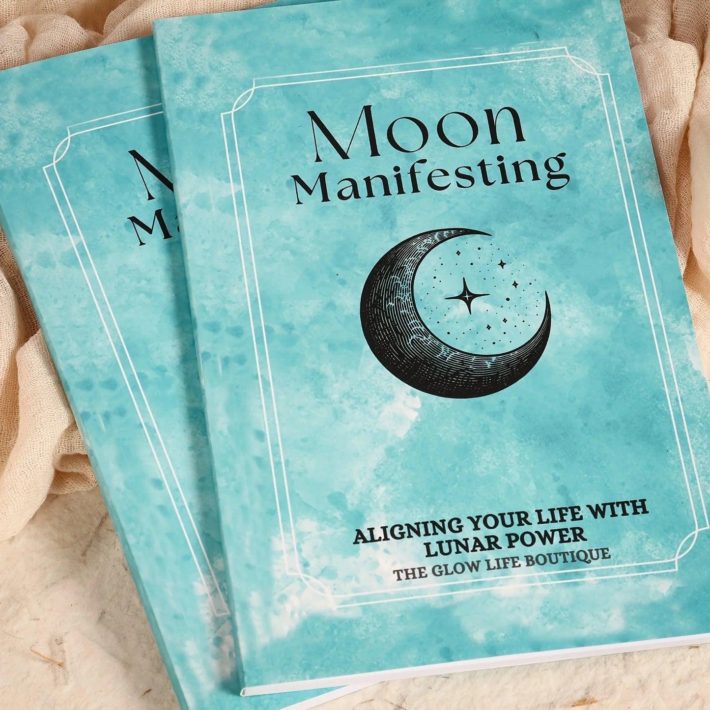 A5 Moon Manifesting Journal - Wicca Notebook Tarot Card Spreads, Full Moon Ritual, Planner Diary-MoonChildWorld