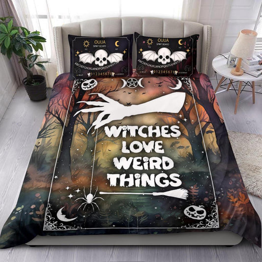 Witch Ouija Bedding Set